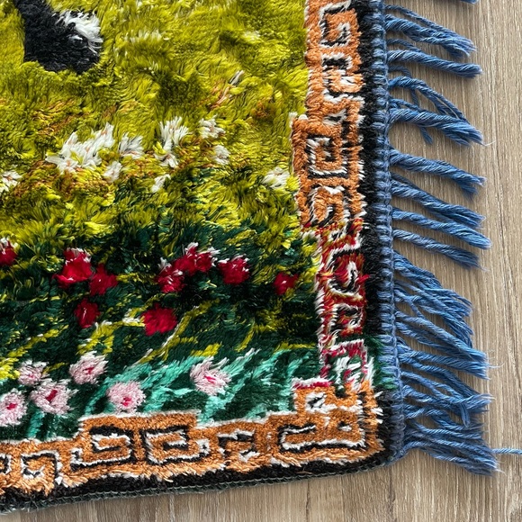 Vintage Silk Horse Tapestry - Picture 2 of 5